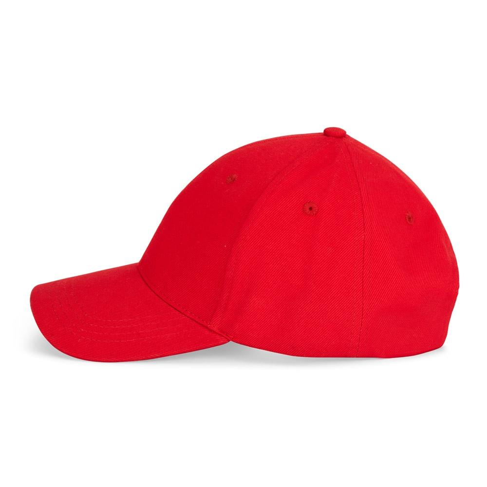 Șapcă bumbac 100% Nathan, 6 panouri, 260 g/m² Roșu