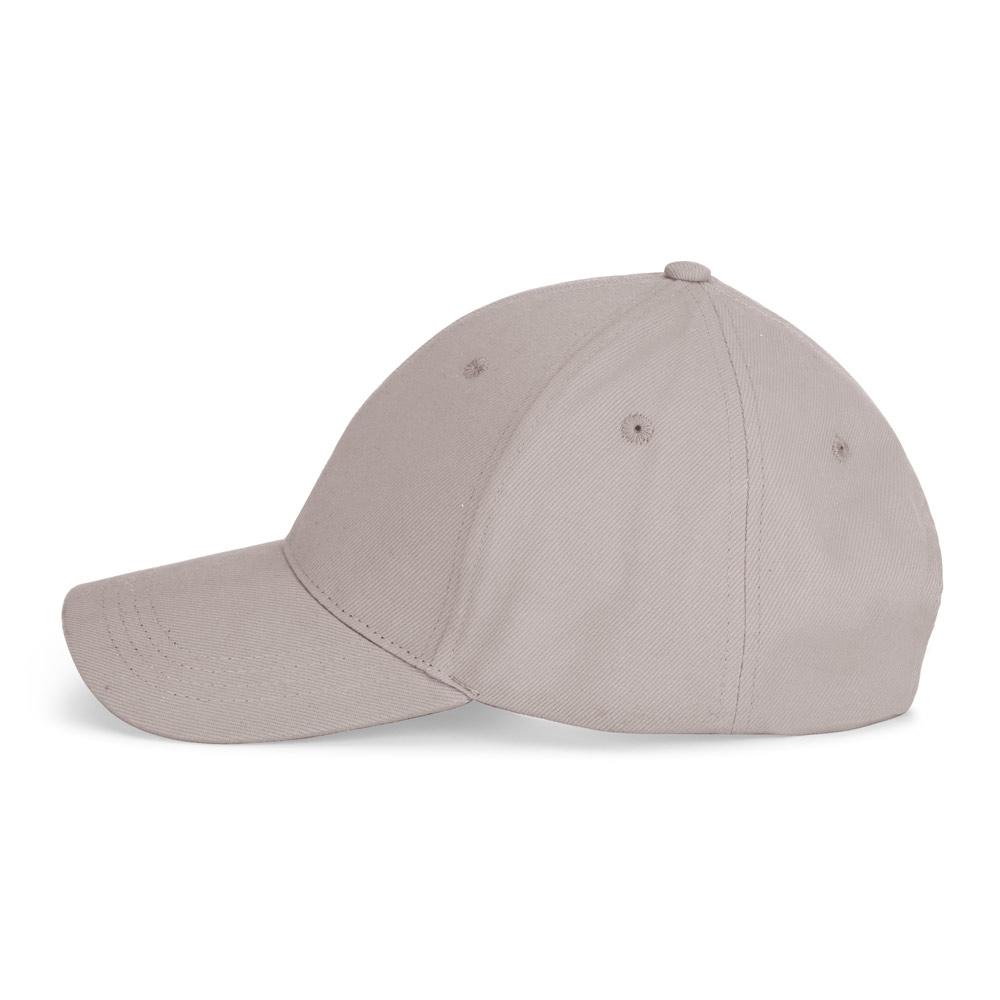 Șapcă bumbac 100% Nathan, 6 panouri, 260 g/m² Gri deschis