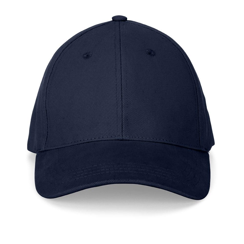 Șapcă bumbac 100% Nathan, 6 panouri, 260 g/m² Albastru marin