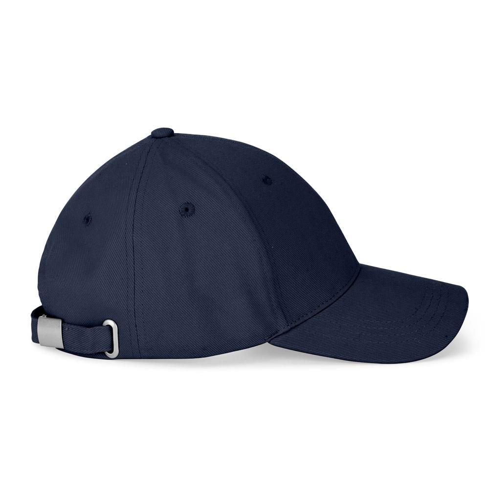 Șapcă bumbac 100% Nathan, 6 panouri, 260 g/m² Albastru marin
