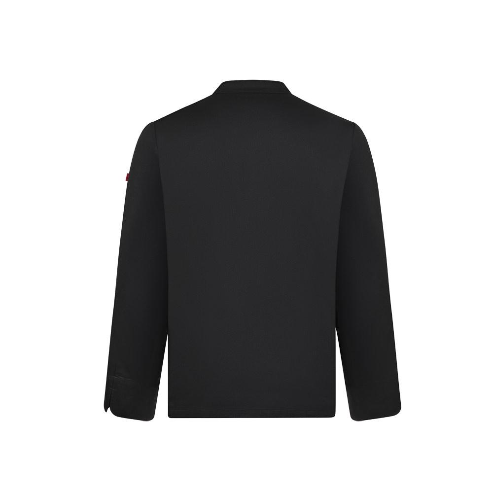 Jachetă de bucătărie cu mâneci lungi VL Baco, 190 g/m² Negru L