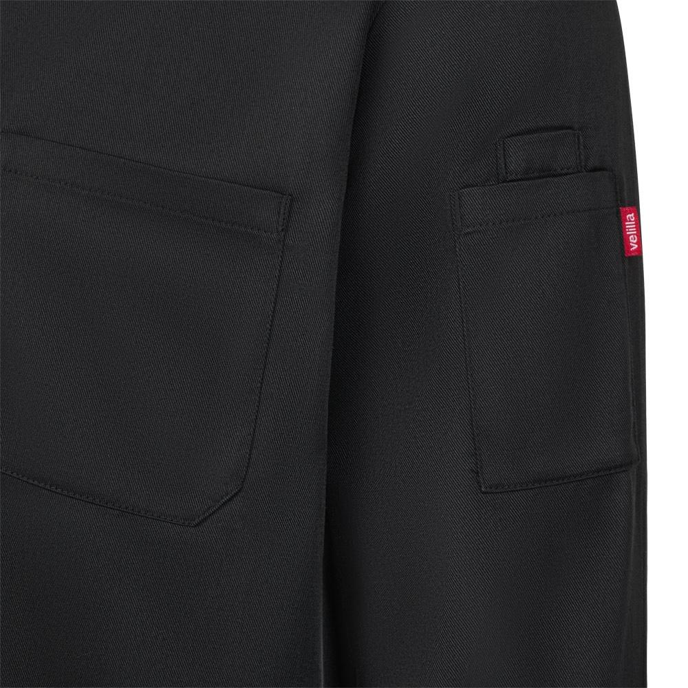 Jachetă de bucătărie cu mâneci lungi VL Baco, 190 g/m² Negru L