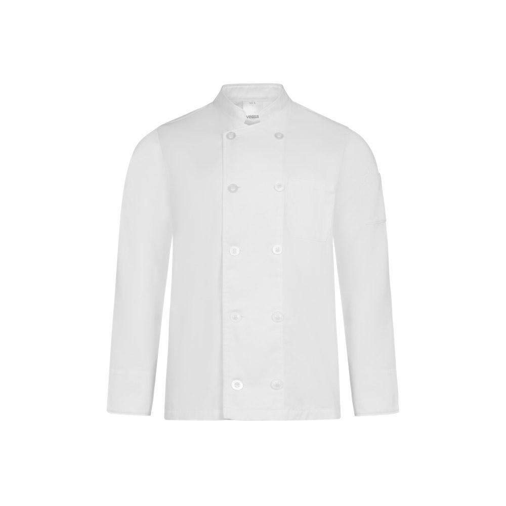 Jachetă de bucătărie cu mâneci lungi VL Baco, 190 g/m² Alb 3XL