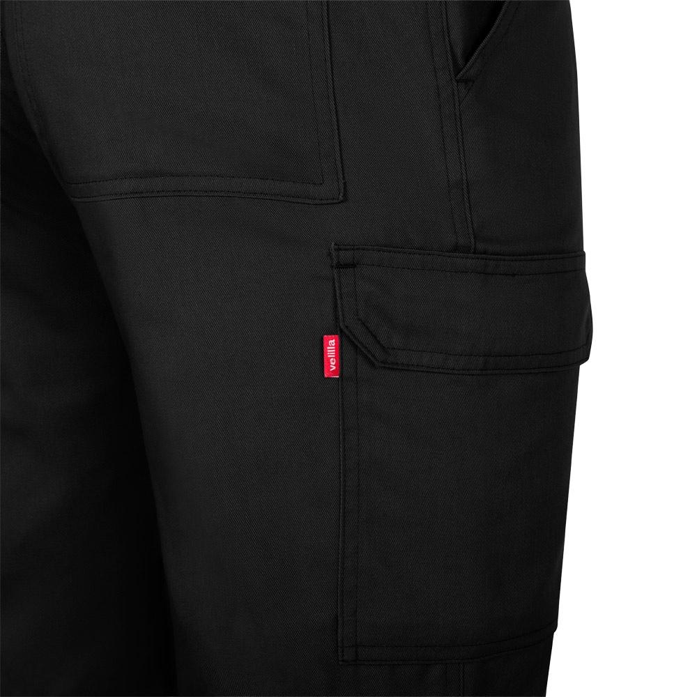Pantaloni cu buzunare multiple VL Hermes, 190 g/m² Negru Mărimea 36
