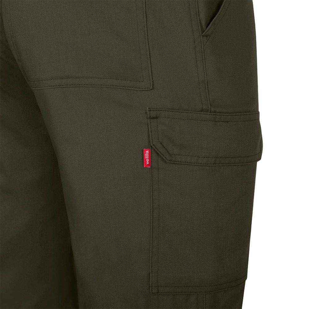 Pantaloni cu buzunare multiple VL Hermes, 190 g/m² Verde armată Mărimea 36