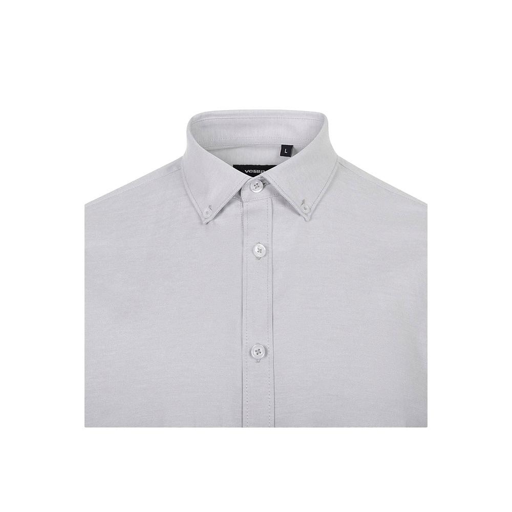 Cămașă Oxford pentru bărbați VL Prithvi Man, 180 g/m² Gri deschis XXL