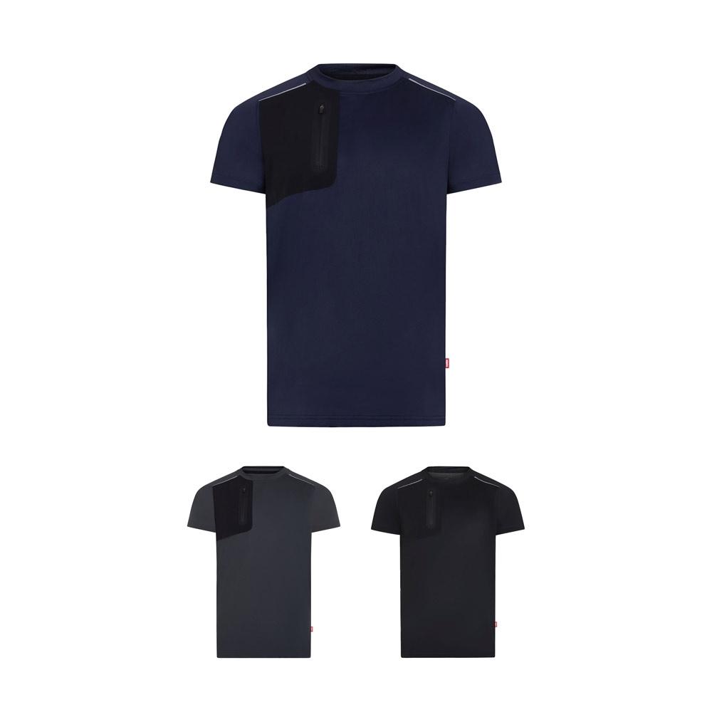 Tricou tehnic din material waffle VL Rhea, 110 g/m² Albastru marin XL