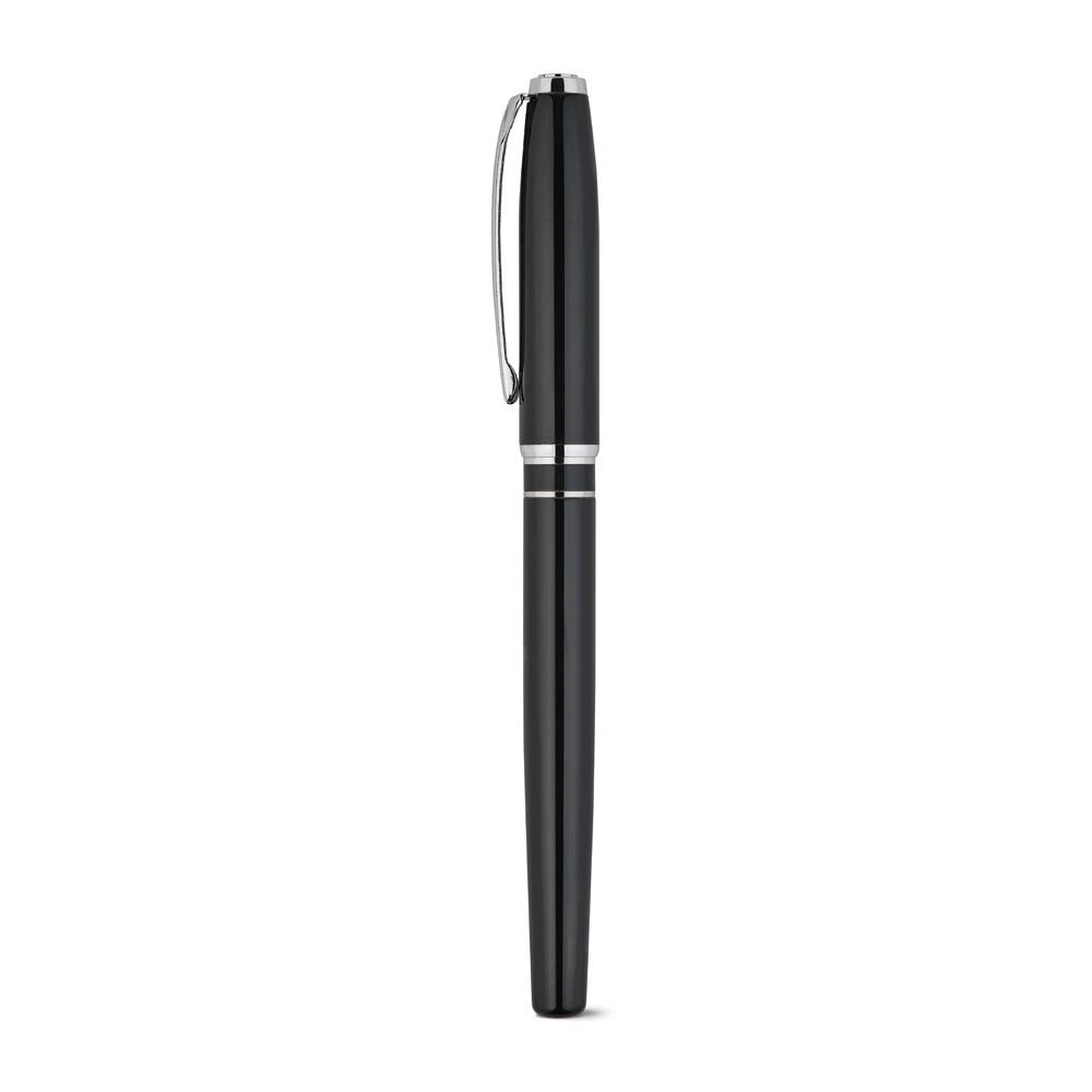 Set premium cu pix și roller Saramago Negru