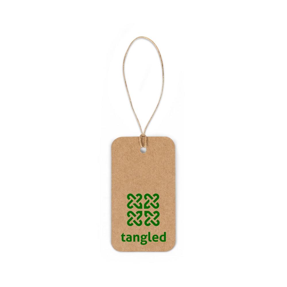 Etichetă dreptunghiulară din hârtie reciclată Label Rectangular Natural