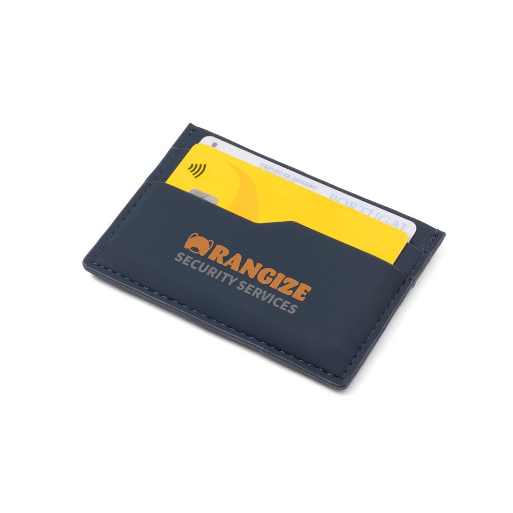 Portcard din PU pentru 5 carduri cu protecție RFID Venture Wallet Albastru