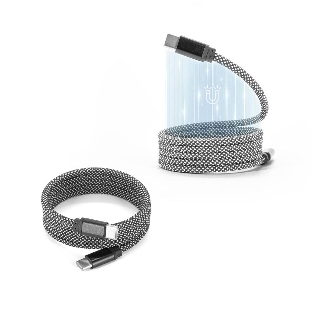 Cablu USB-C la USB-C de 60 W Nadella Negru