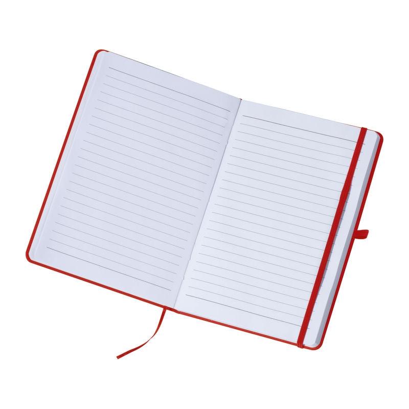 Bloc notes A5 cu pagini liniate Roșu