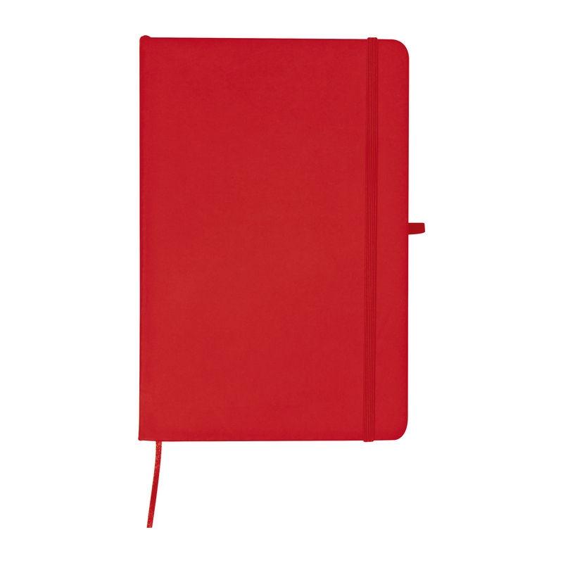 Bloc notes A5 cu pagini liniate Roșu