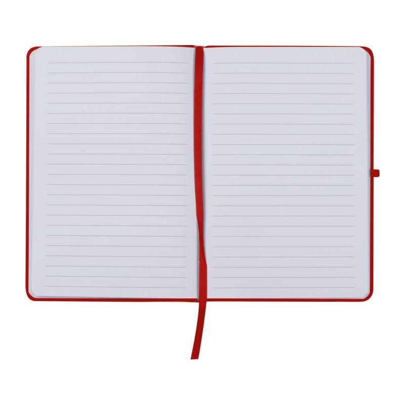 Bloc notes A5 cu pagini liniate Roșu