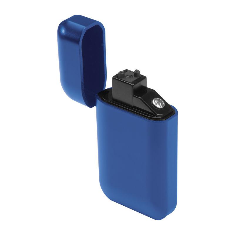 Brichetă din plastic mat cu încărcare USB Orion Navy Blue