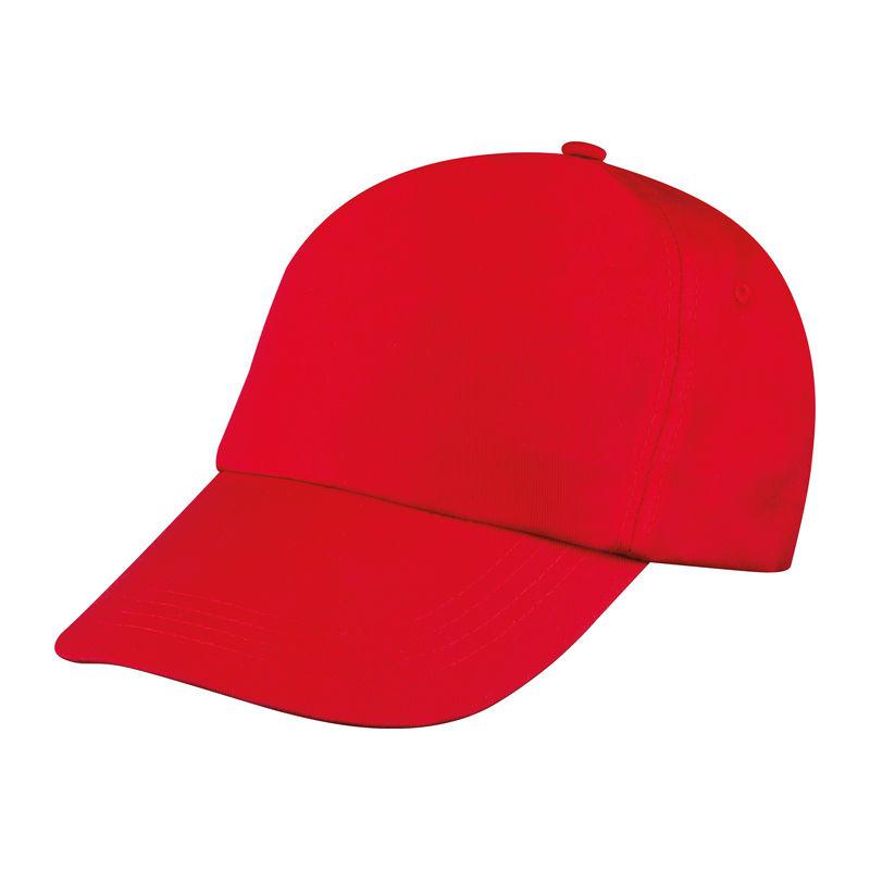 Șapcă baseball cu 5 panele Roșu Marime universala