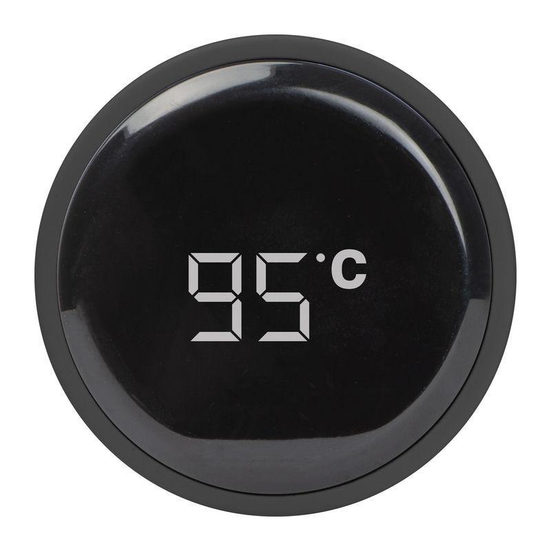 Termos cu termometru Negru