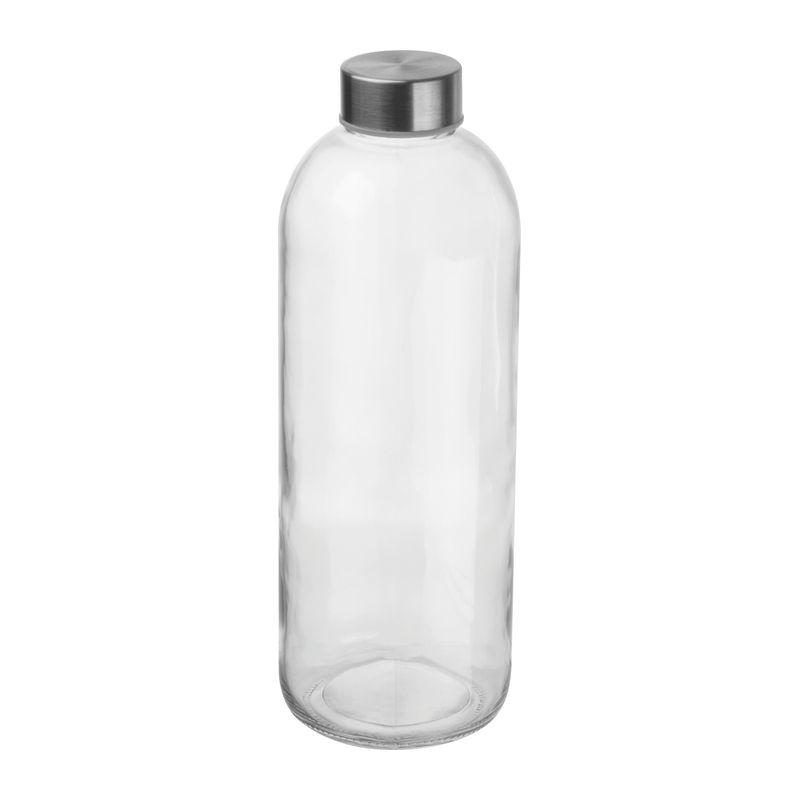 Sticlă de 1 l cu husă neopren Gri închis