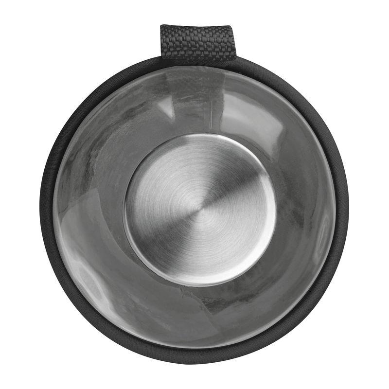 Sticlă de 1 l cu husă neopren Gri închis