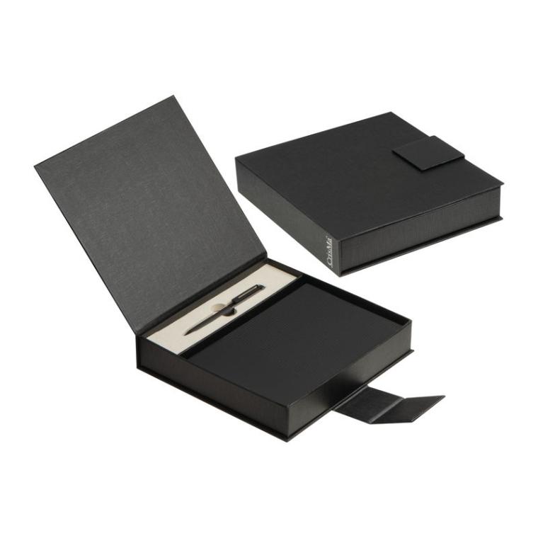 Set notebook și pix CrisMa  Negru