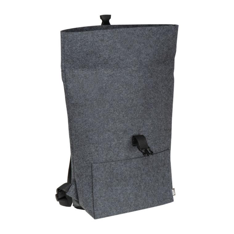 Rucsac mare din pâslă RPET Gri-Argintiu