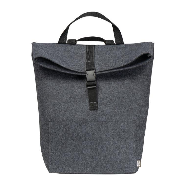 Rucsac mare din pâslă RPET Gri-Argintiu