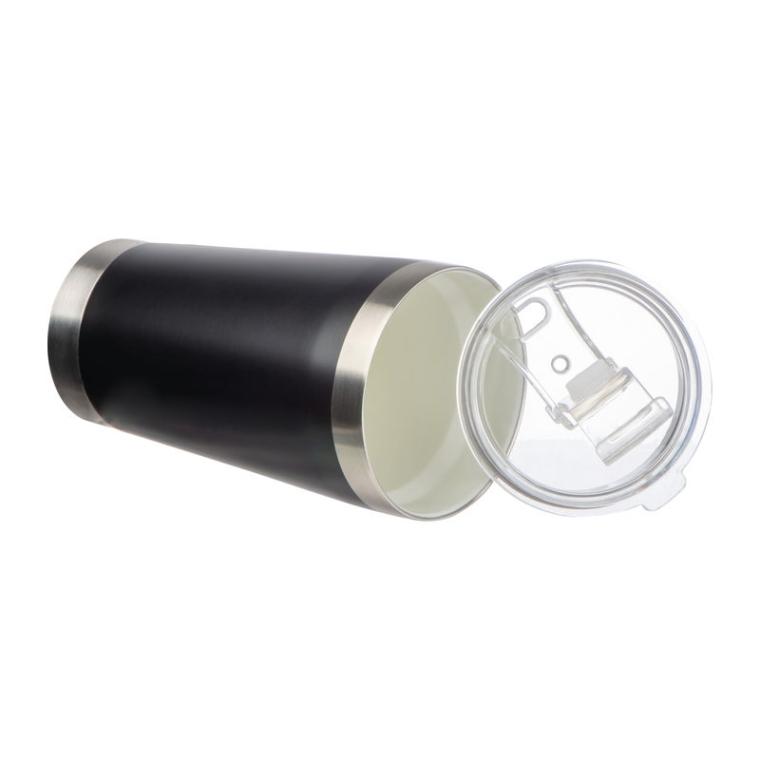 Cană din oțel inoxidabil cu înveliș ceramic în interior Negru