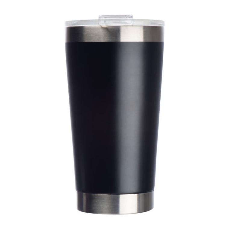 Cană din oțel inoxidabil cu înveliș ceramic în interior Negru