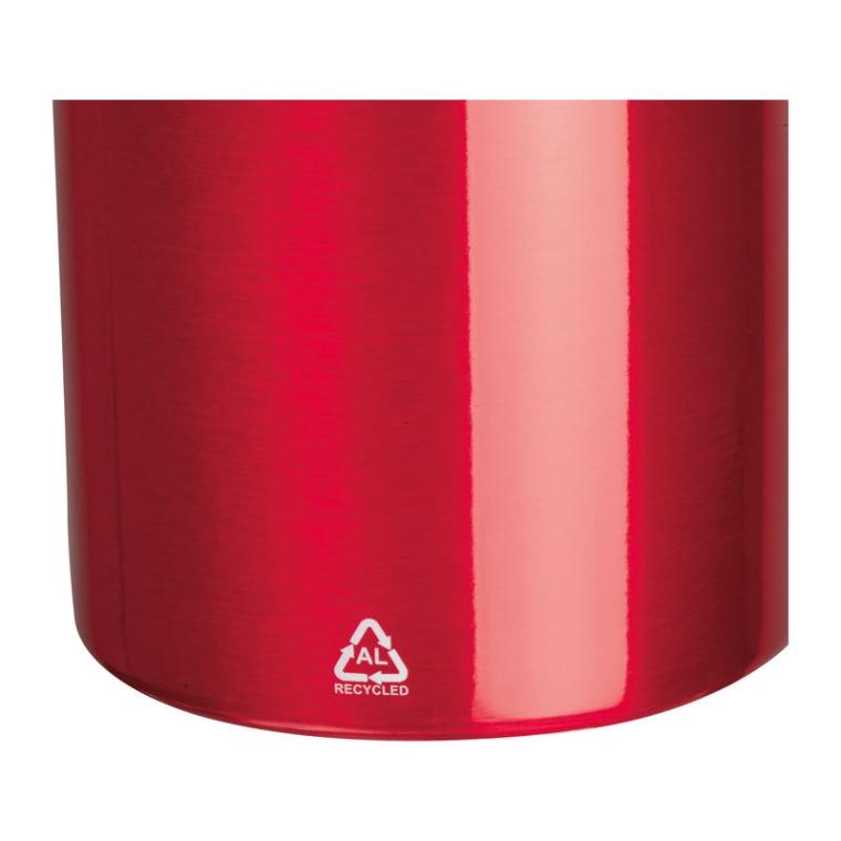 Sticlă din aluminiu reciclat 750 ml Roșu