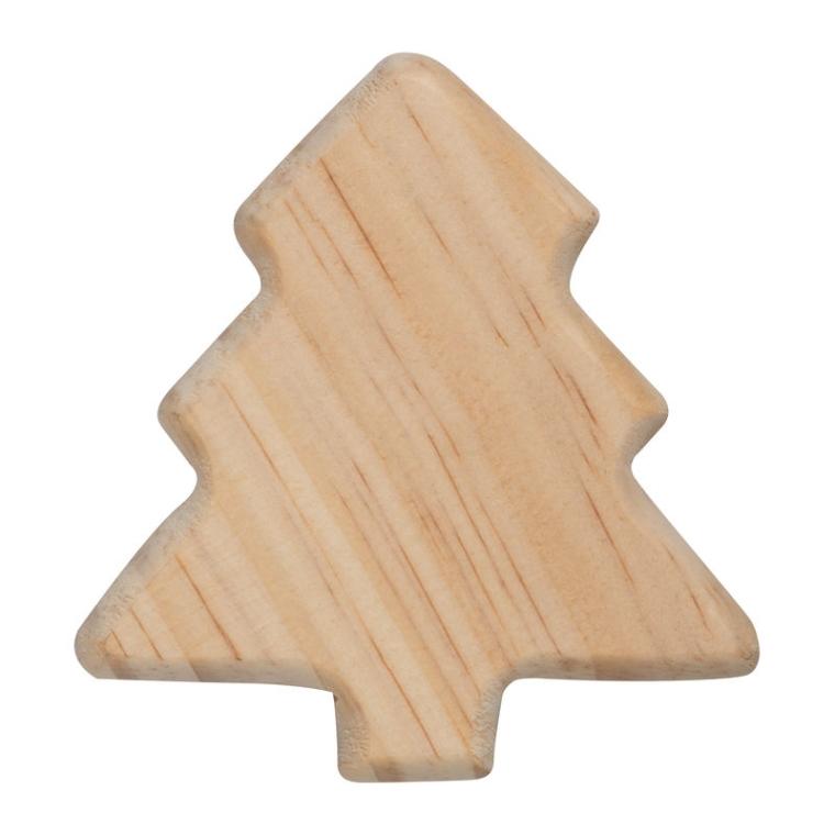 Suport de lumânare din lemn Beige