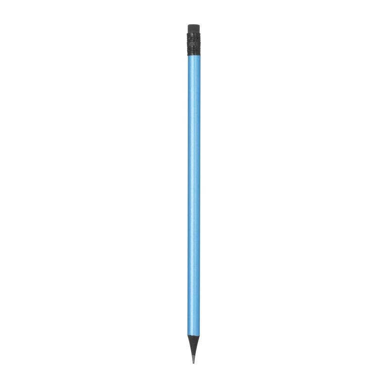 Creion în culori metalice cu radieră Light Blue
