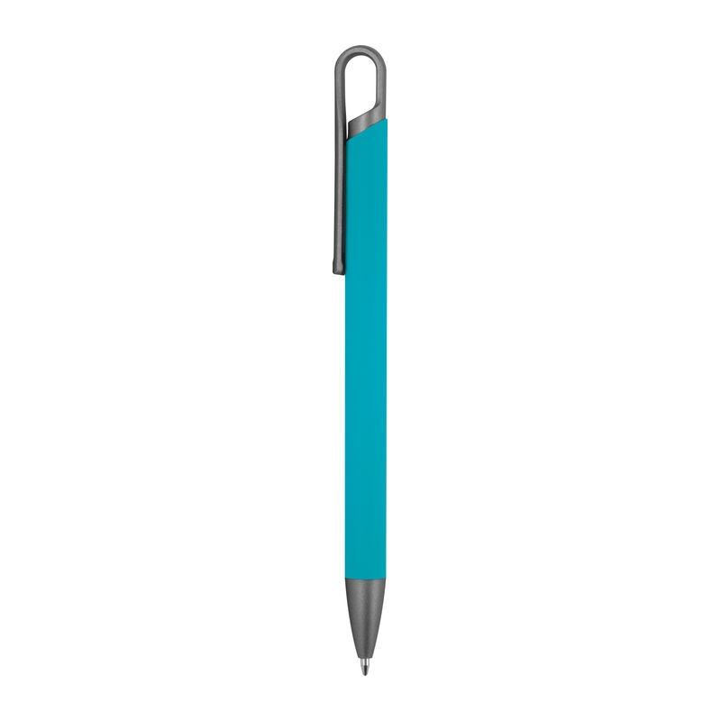 Pix cu suprafață cauciucată și mină semigel Turquoise
