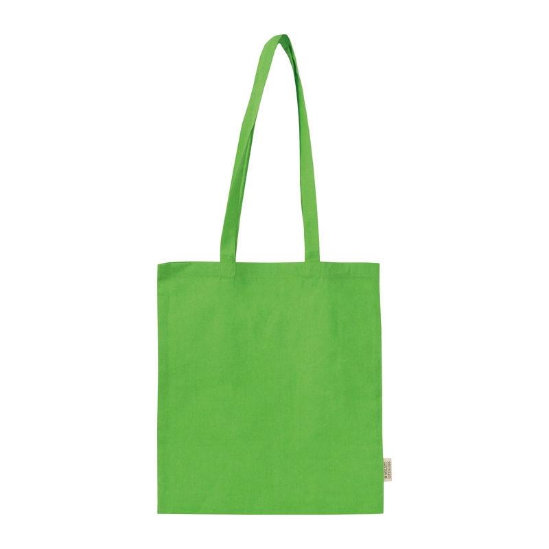 Sacoșă din bumbac cu mânere lungi LIght Green