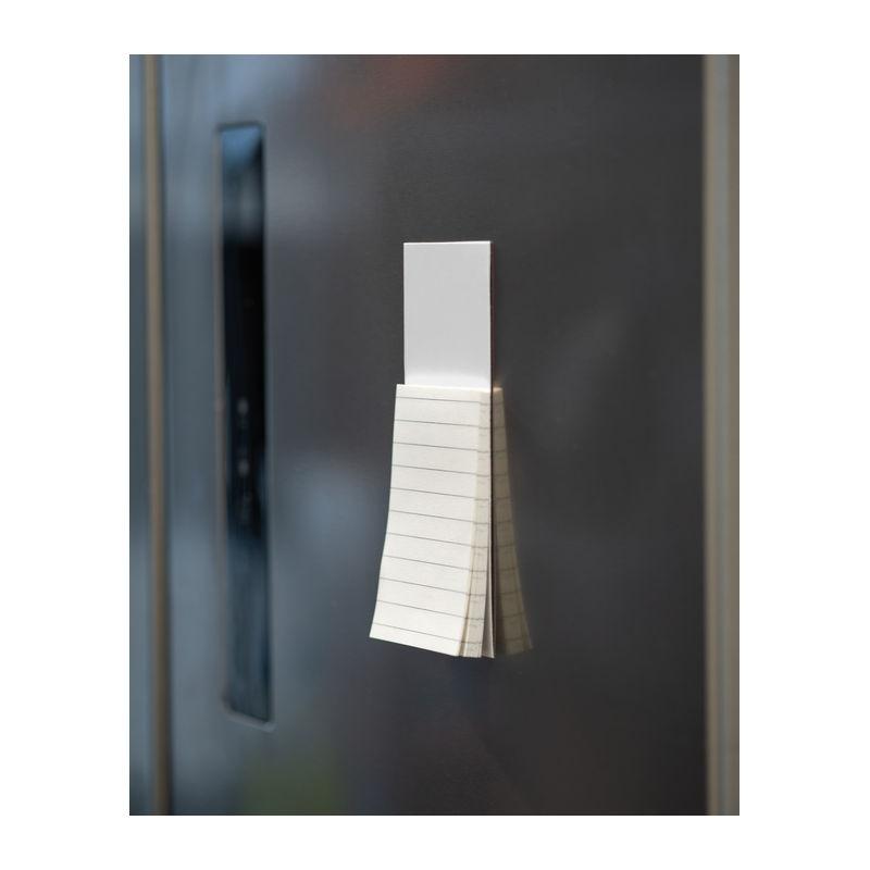 Magnet de frigider cu bloc de notițe Alb