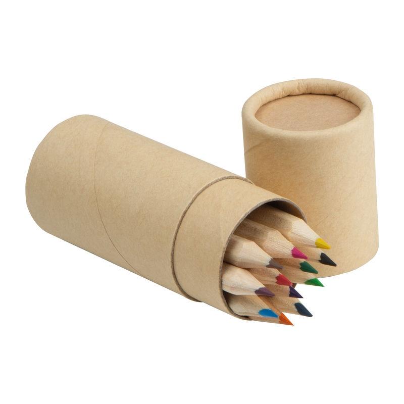 Set de 12 creioane colorate Negru