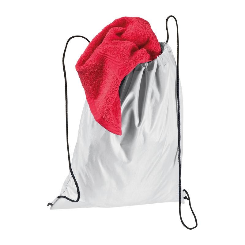 Sac sport din poliester reciclat Alb