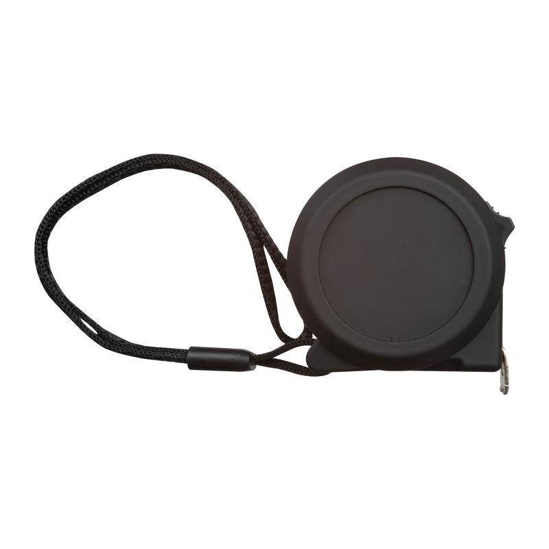 Ruletă din oțel cu carcasă din plastic, 3 m Negru