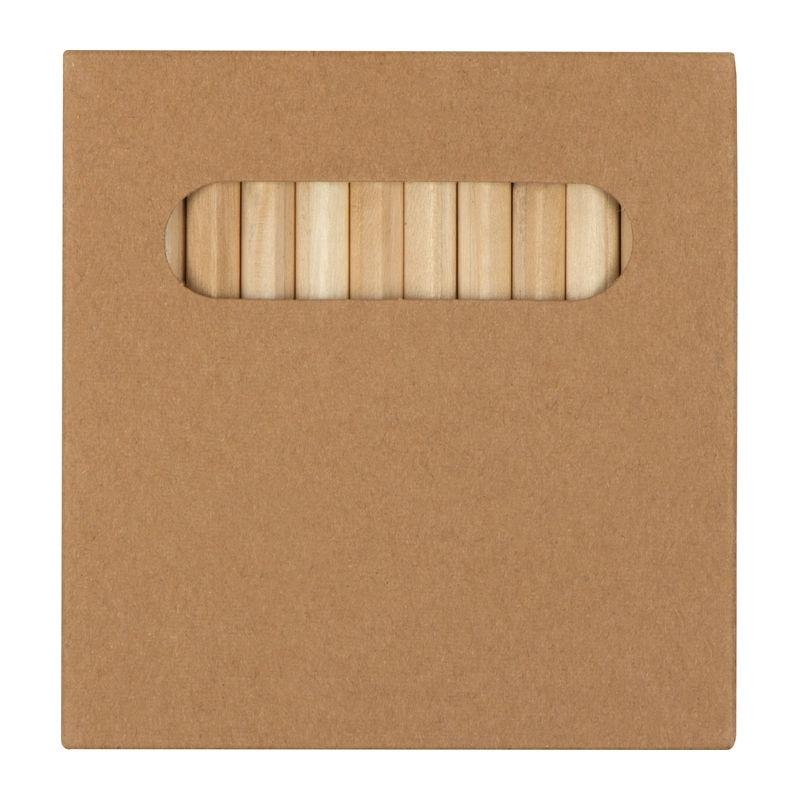 Set de creioane colorate, 12 piese Negru
