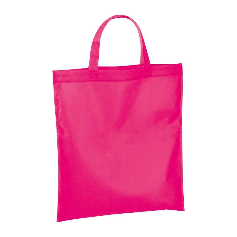 Sacoșă de cumpărături din non-woven reciclat Roz