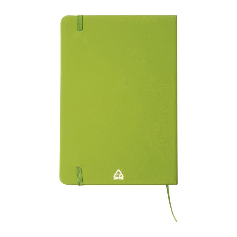 Caiet A5 din hârtie reciclată LIght Green