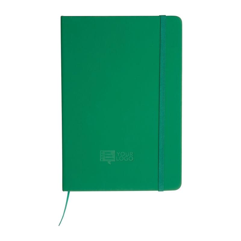 Caiet A5 din hârtie reciclată Verde