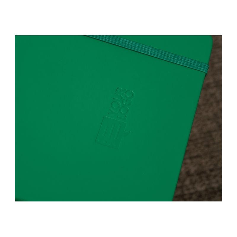 Caiet A5 din hârtie reciclată Verde