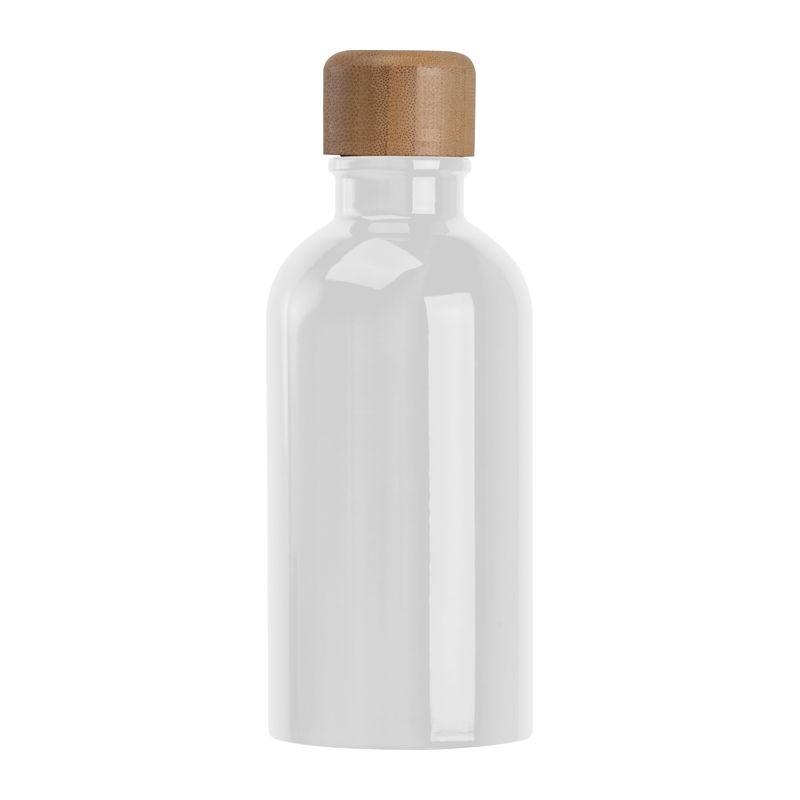 Sticlă din oțel inoxidabil cu carabină, 400 ml Alb