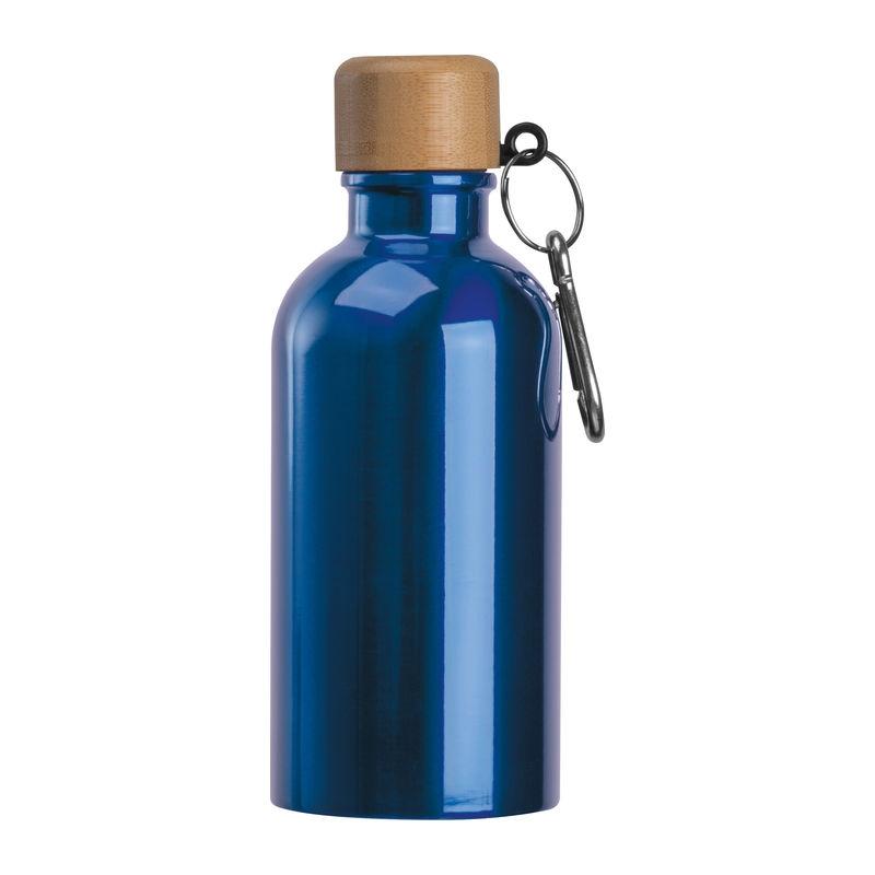 Sticlă din oțel inoxidabil cu carabină, 400 ml Albastru