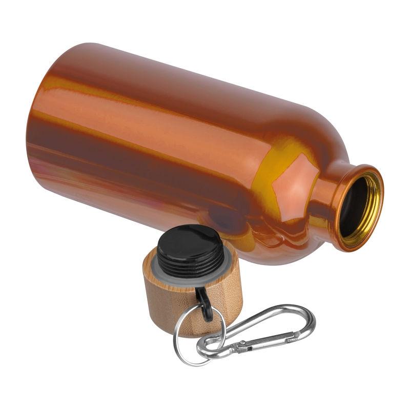Sticlă din oțel inoxidabil cu carabină, 400 ml Portocaliu