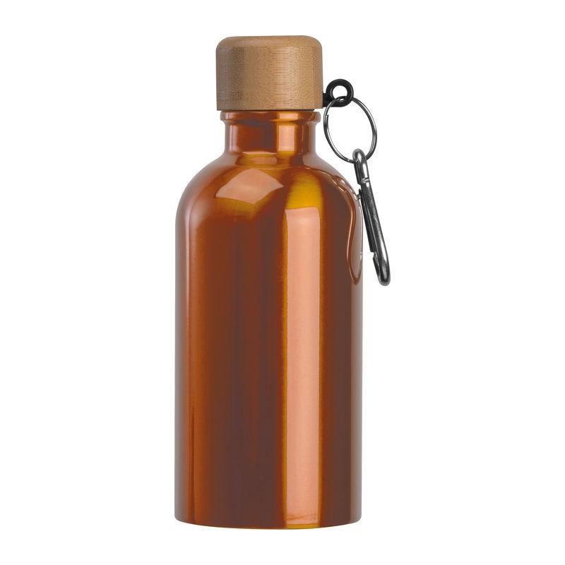 Sticlă din oțel inoxidabil cu carabină, 400 ml Portocaliu