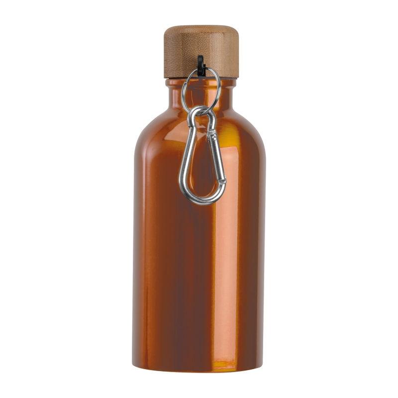 Sticlă din oțel inoxidabil cu carabină, 400 ml Portocaliu
