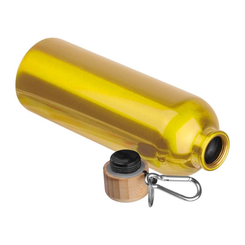 Sticlă din oțel inoxidabil cu carabină, 750 ml Galben