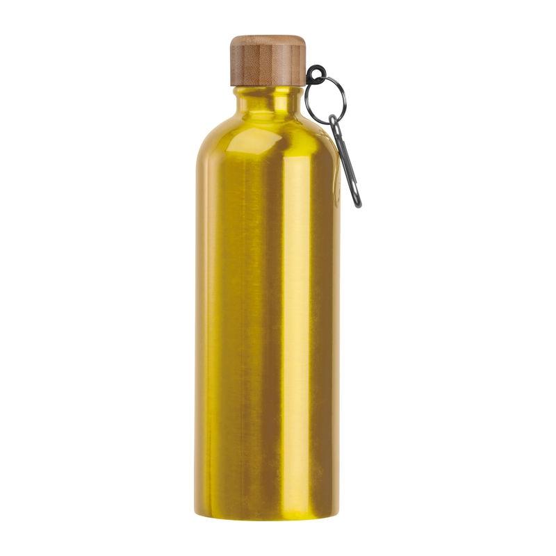 Sticlă din oțel inoxidabil cu carabină, 750 ml Galben