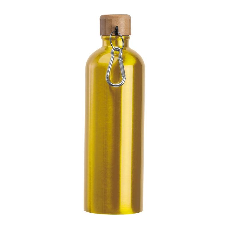 Sticlă din oțel inoxidabil cu carabină, 750 ml Galben
